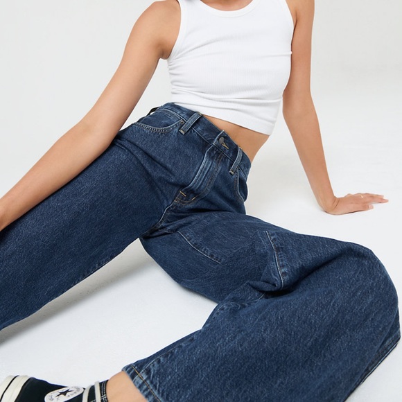 Sunday Best Ollie Wide Leg Jeans - dark blue - Picture 4 of 4